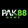 PAK88 Game Official Logo – Black Background Gaming Icon